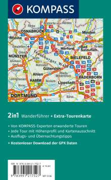 Silvia und Thilo Behla: KOMPASS Wanderführer Naturpark Teutoburger Wald mit Wiehen- und Eggegebirge, 55 Touren mit Extra-Tourenkarte, Buch