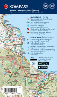 KOMPASS Wanderkarten-Set 670 Vinschgau / Val Venosta (3 Karten) 1:25.000, Karten