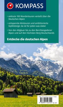 KOMPASS Wanderlust Deutsche Alpen, Buch