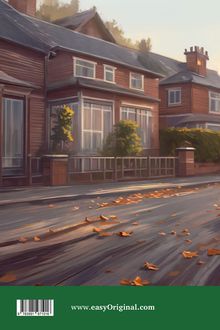 www.easyOriginal.com. Eine Illustration zeigt eine herbstliche Straßenszene mit Häusern, buntem Laub und Bäumen.