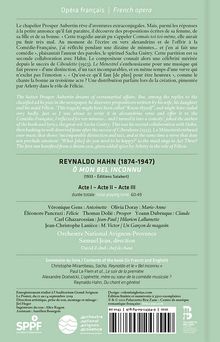 Reynaldo Hahn (1875-1947): O mon bel inconnu (Deluxe-Ausgabe im Buch), CD