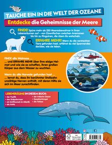Ozean. Lernspaß mit spannenden Tiersuchen! Entdecke mehr als 250 Meeresbewohner in ihren Lebensräumen, Buch