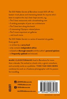Mark Cloostermans: The 500 Hidden Secrets of Barcelona - Updated and Revised, Buch