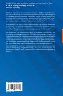 "Artificial Intelligence in Phytochemistry: A New Era of Drug Discovery" in weißer Schrift auf blauem Hintergrund.