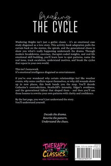 Titel: "Breaking the Cycle". Text erklärt emotionale Intelligenz und Muster in Beziehungen. Unten ein farbenfrohes "Therapy with the Classics"-Logo.