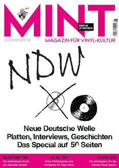 NDW, Neue Deutsche Welle, Platten, Interviews, Geschichten. MINT, Magazin für Vinyl-Kultur. Illustrationen einer Schallplatte.