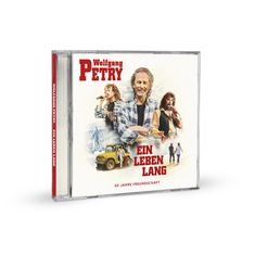 Text: "Wolfgang Petry", "Ein Leben Lang", "50 Jahre Freundschaft". CD-Hülle mit Fotos von Wolfgang Petry.