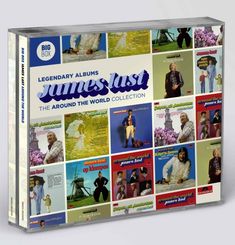 "LEGENDARY ALBUMS James Last THE AROUND THE WORLD COLLECTION." CD-Hülle mit bunten Albumcovern.