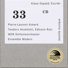 Klaus Ospald (geb. 1956): Escribi... für Orchester,Akkordeon,Kontrabass, CD