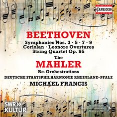 Ludwig van Beethoven (1770-1827): Symphonien Nr.3,5,7,9 (in Orchestrierungen von Gustav Mahler), CD