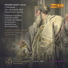 Johann Adolph Hasse (1699-1783): L'Olimpiade (Das olympische Spiel / Dramma per musica in 3 Akten), CD