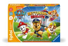 Jens M.: Ravensburger tiptoi Spiel 00202 - PAW Patrol Rettungseinsatz - Lernspiel ab 4 Jahren, lehrreiches Lizenzspiel für Jungen und Mädchen, für 1-4 Spieler, SPL