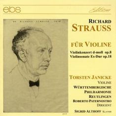 Richard Strauss (1864-1949): Violinkonzert op.8, CD