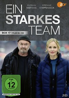 „Ein starkes Team“, Florian Martens, Stefanie Stappenbeck, Box 17, Film 98–100, FSK 12. Zwei Menschen in Winterjacken.
