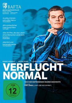 „Verflucht Normal. Nach wahrer Geschichte. Lustig, intensiv und voller Herz. Bester Hauptdarsteller Robert Aramayo.“ Mann in Blau.