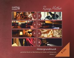 Ronny Matthes: Hintergrundmusik Vol.1 - 8: Gemafreie Musik zur Beschallung von Hotels und Restaurants (Klaviermusik, Jazz & Klassik), CD