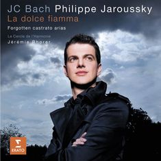 JC Bach, Philippe Jaroussky, La dolce fiamma, Forgotten castrato arias, Le Cercle de l'Harmonie, Jérémie Rhorer. Mann im Mantel.
