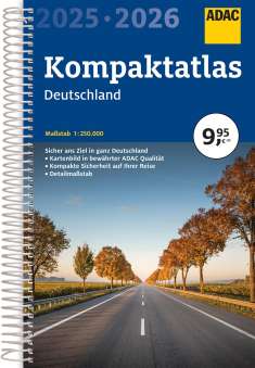 ADAC Kompaktatlas 2025/2026 Deutschland 1:250.000, Buch