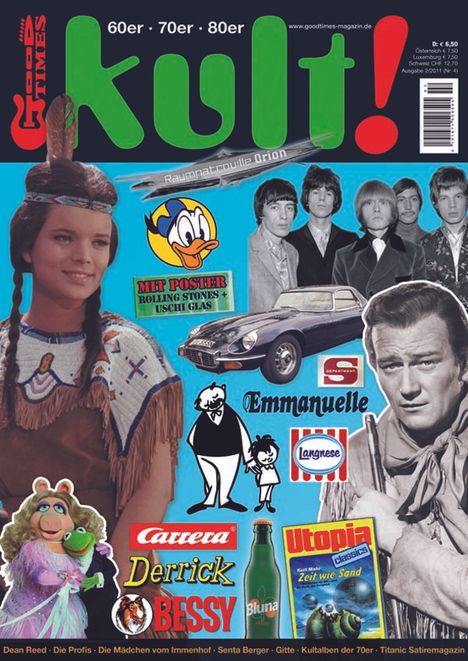 Zeitschriften: kult! 04 (by GoodTimes) 60er ° 70er ° 80er, Zeitschrift