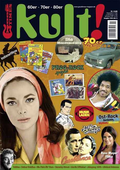 Zeitschriften: kult! 07 (by GoodTimes) 60er ° 70er ° 80er, Zeitschrift