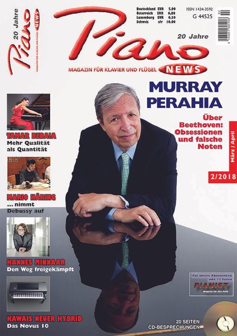 Zeitschriften: PIANONews - Magazin für Klavier &amp; Flügel (Heft 2/2018), Zeitschrift