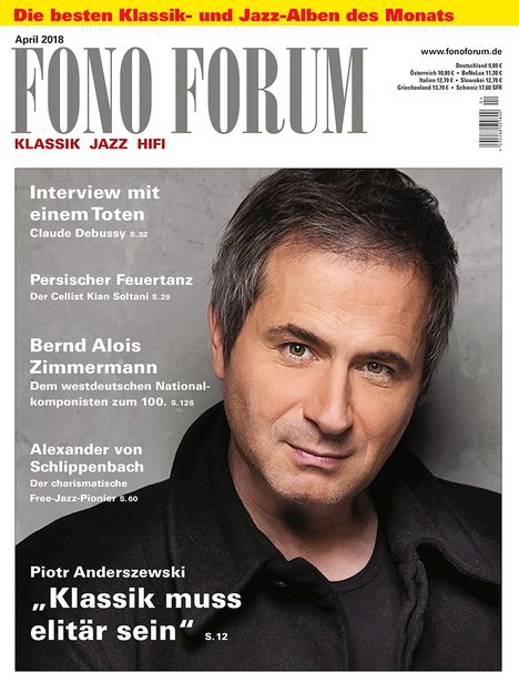 Zeitschriften: FonoForum April 2018, Zeitschrift