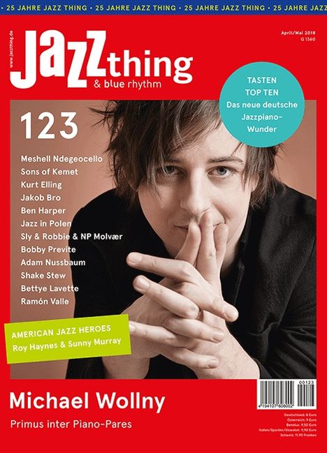 Zeitschriften: JAZZthing - Magazin für Jazz (123) April/Mai 2018, Zeitschrift