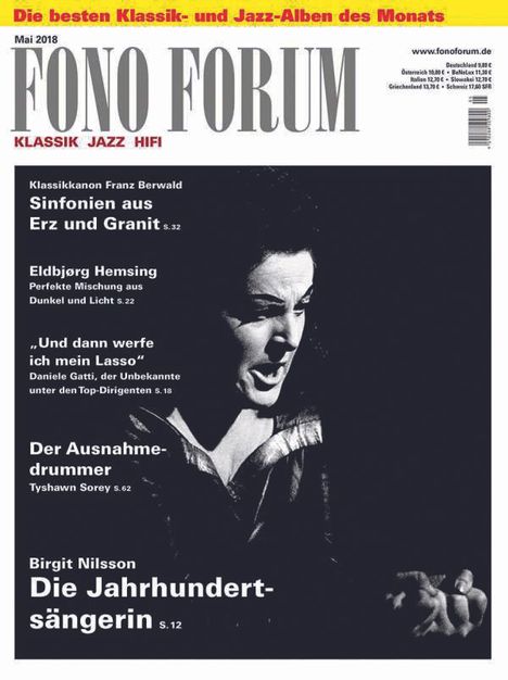 Zeitschriften: FonoForum Mai 2018, Zeitschrift