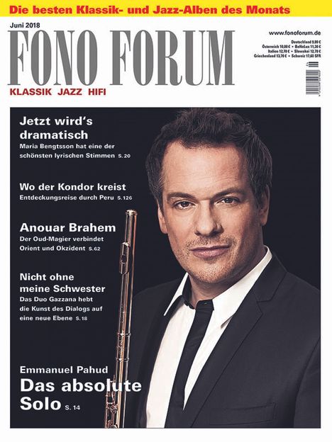 Zeitschriften: FonoForum Juni 2018, Zeitschrift