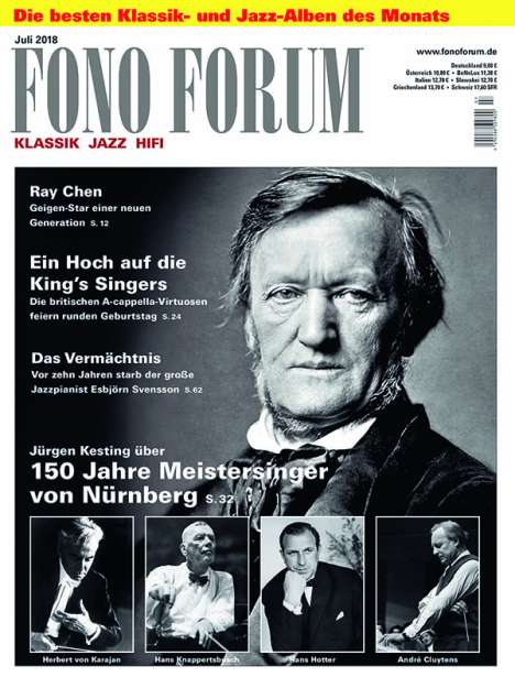 Zeitschriften: FonoForum Juli 2018, Zeitschrift