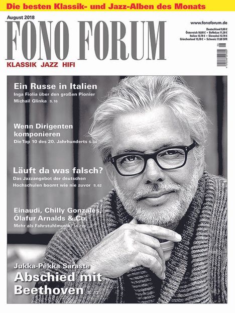 Zeitschriften: FonoForum August 2018, Zeitschrift