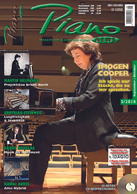 Zeitschriften: PIANONews - Magazin für Klavier &amp; Flügel (Heft 5/2018), Zeitschrift