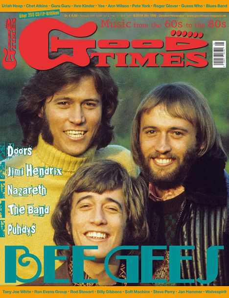 Zeitschriften: GoodTimes - Music from the 60s to the 80s Oktober/November 2018, Zeitschrift