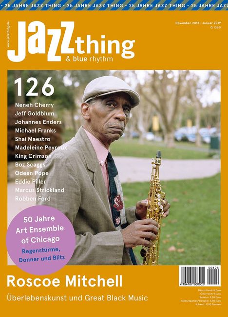 Zeitschriften: JAZZthing - Magazin für Jazz (126) November 2018 - Januar 2019, Zeitschrift