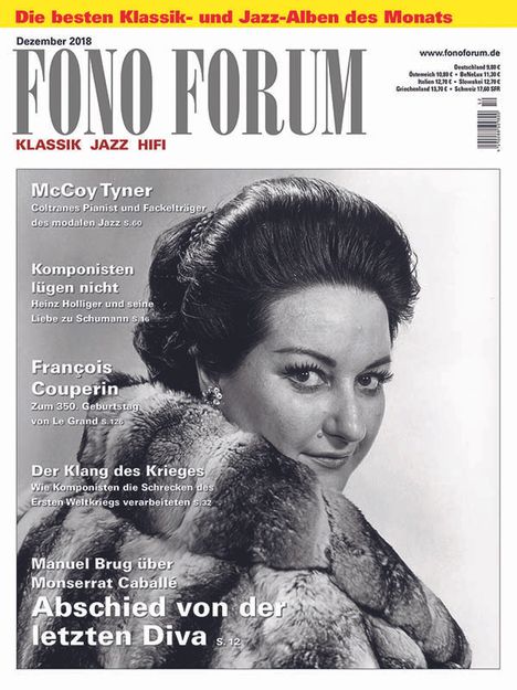 Zeitschriften: FonoForum Dezember 2018, Zeitschrift