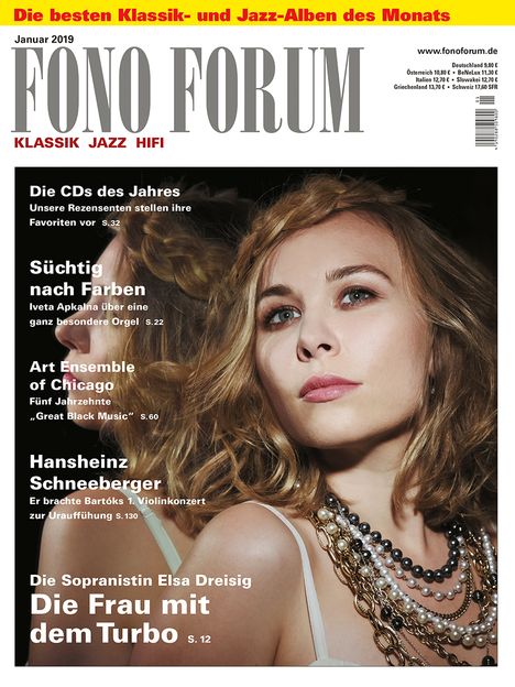 Zeitschriften: FonoForum Januar 2019, Zeitschrift