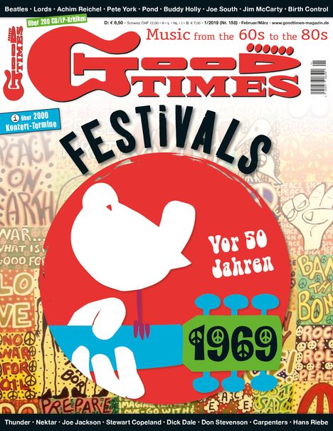 Zeitschriften: GoodTimes - Music from the 60s to the 80s Februar/März 2019, Zeitschrift