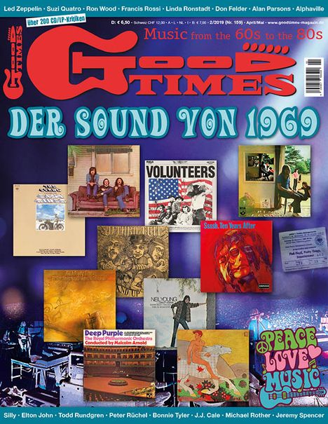 Zeitschriften: GoodTimes - Music from the 60s to the 80s April/Mai 2019, Zeitschrift