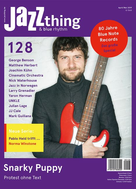 Zeitschriften: JAZZthing - Magazin für Jazz (128) April/Mai 2019, Zeitschrift