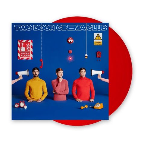 Two Door Cinema Club: False Alarm (Limited-Edition) (Red Vinyl) (+ Stofftasche) (exklusiv für jpc!), LP