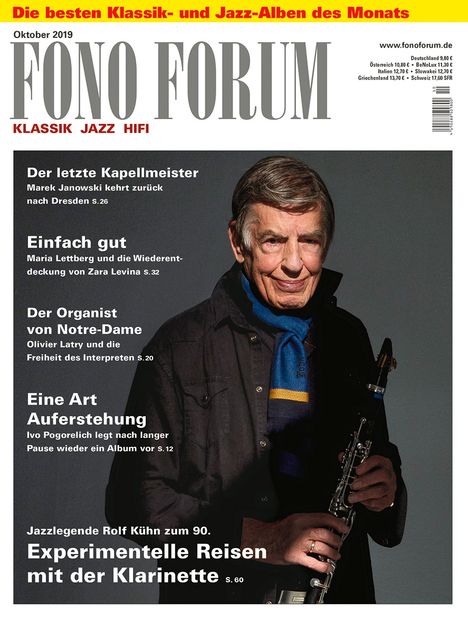 Zeitschriften: FonoForum Oktober 2019, Zeitschrift