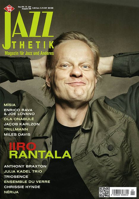 Zeitschriften: Jazzthetik - Magazin für Jazz und Anderes September/Oktober 2019, Zeitschrift