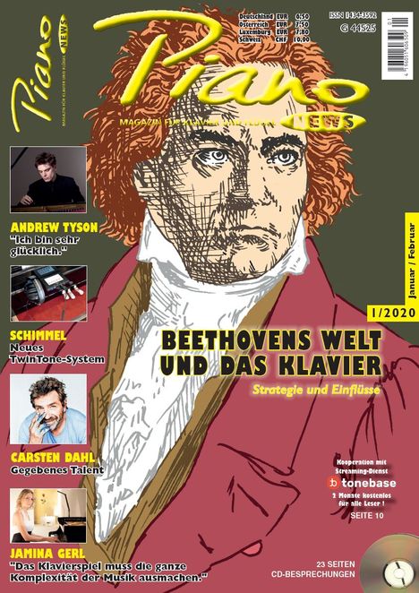 Zeitschriften: PIANONews - Magazin für Klavier &amp; Flügel (Heft 1/2020), Zeitschrift