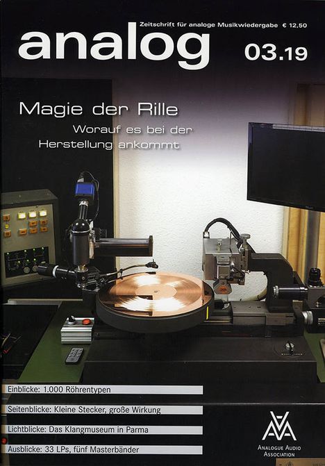 Zeitschriften: analog - Zeitschrift für analoge Musikwiedergabe 03/19, Zeitschrift