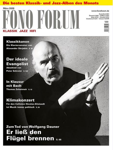 Zeitschriften: FonoForum März 2020, Zeitschrift