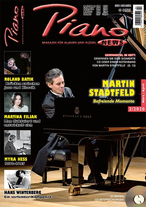 Zeitschriften: PIANONews - Magazin für Klavier &amp; Flügel (Heft 2/2020), Zeitschrift