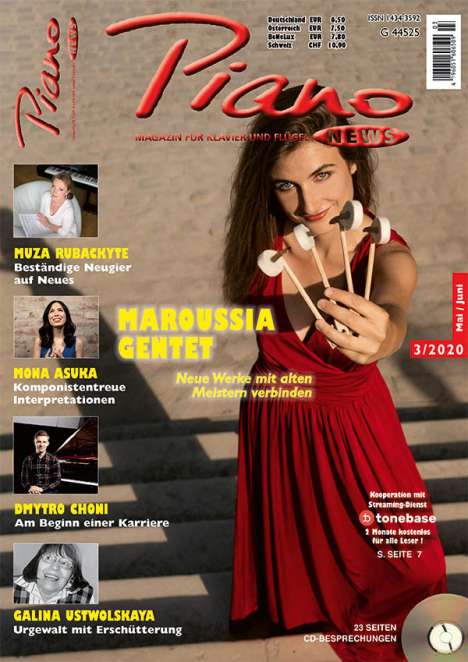 Zeitschriften: PIANONews - Magazin für Klavier &amp; Flügel (Heft 3/2020), Zeitschrift