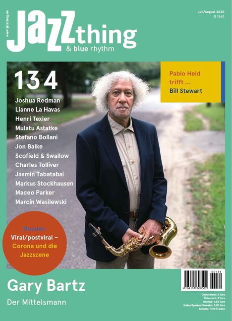 Zeitschriften: JAZZthing - Magazin für Jazz (134) Juli - August 2020, Zeitschrift