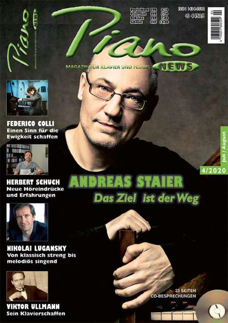 Zeitschriften: PIANONews - Magazin für Klavier &amp; Flügel (Heft 4/2020), Zeitschrift