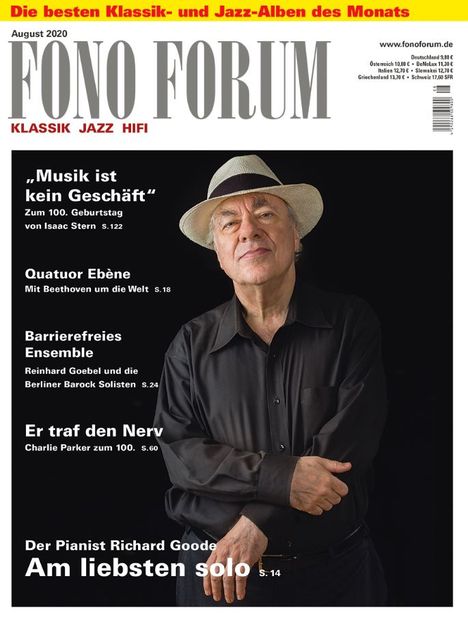 Zeitschriften: FonoForum August 2020, Zeitschrift